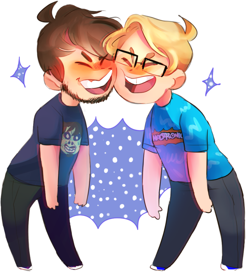 I Miss Drawing Chadtronic And His Lil Buck Teeth Should - Cartoon (879x909), Png Download