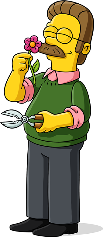Ned Flanders - Ned Flanders Transparent Background (550x960), Png Download