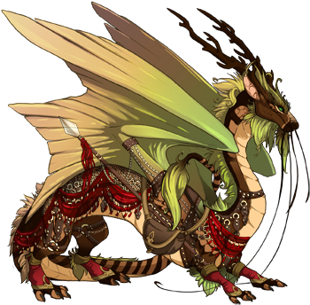Ril Is A Wandering Bard Who Wandered In And Just Won't - Draw A Dragon (350x350), Png Download