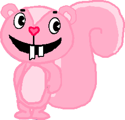 Fursona - Happy Tree Friends Pink Panther (516x498), Png Download