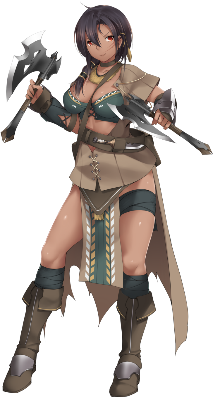 Ing Rao - Woman Warrior (1000x1414), Png Download