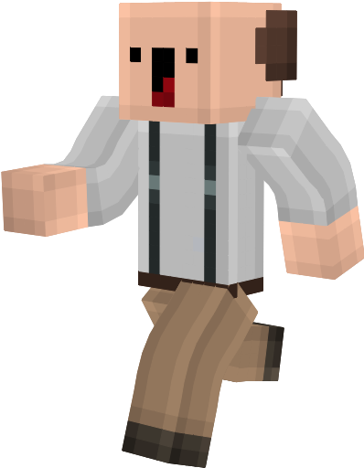 Jkajrtpng - Old Man Derp Minecraft (397x522), Png Download