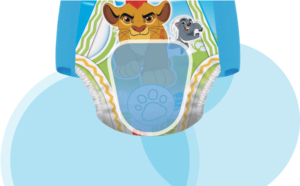 Customized Protection For Boys Training Pants - Lion King Pull Ups (624x382), Png Download