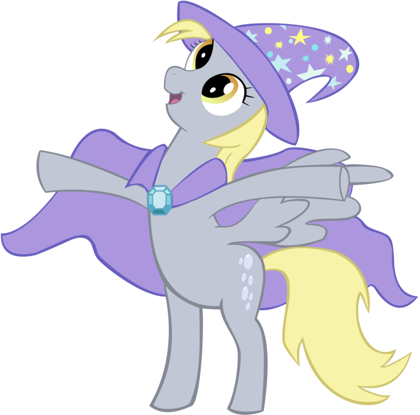 The Great And Powerful Derpy My Little Pony Friendship - My Little Pony: Friendship Is Magic (900x885), Png Download