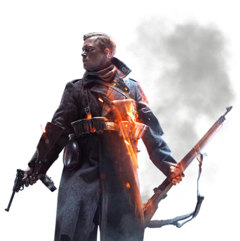 Soldier Transparent Bf1 - Battlefield 5 Dual Monitor (500x494), Png Download