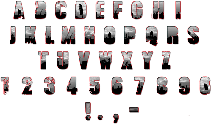 Here Are Some Dayz Letters And Numbers I Have Done - Mobile Phone (800x450), Png Download