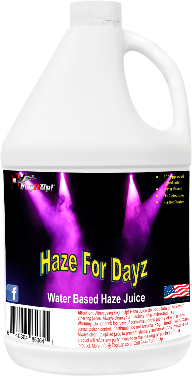 Haze For Dayz Gallon - Bottle (1951x2150), Png Download