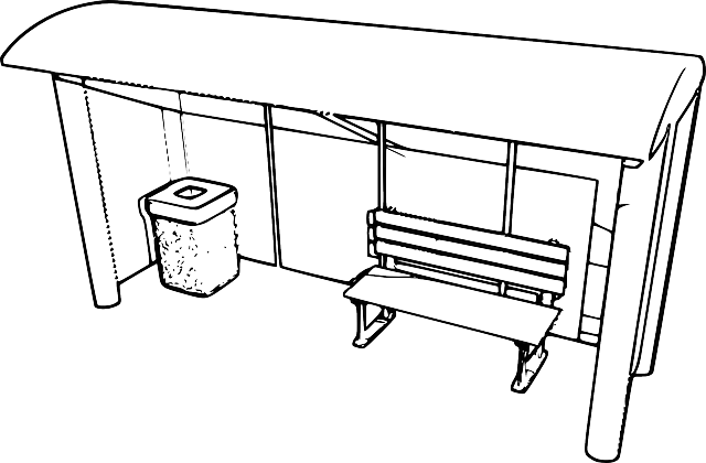 The Other Side - Draw A Bus Stop (640x420), Png Download