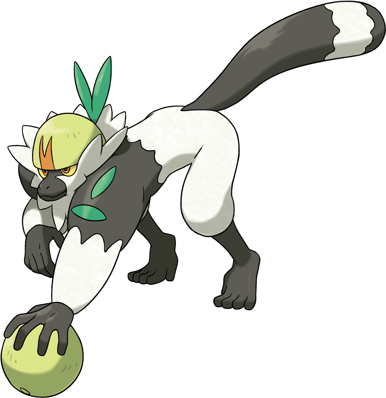 Passimian - Pokemon Sun And Moon Orangutan (500x453), Png Download