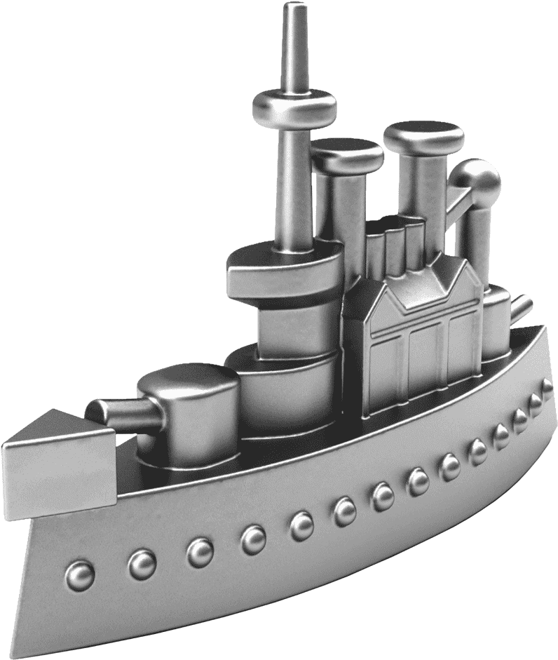 “lizzie” Magie Was A Henry Devotee, And As The 19th - Monopoly Pieces (1029x1060), Png Download