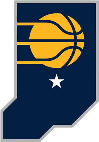 Indiana Pacers Alternate Logo (500x666), Png Download
