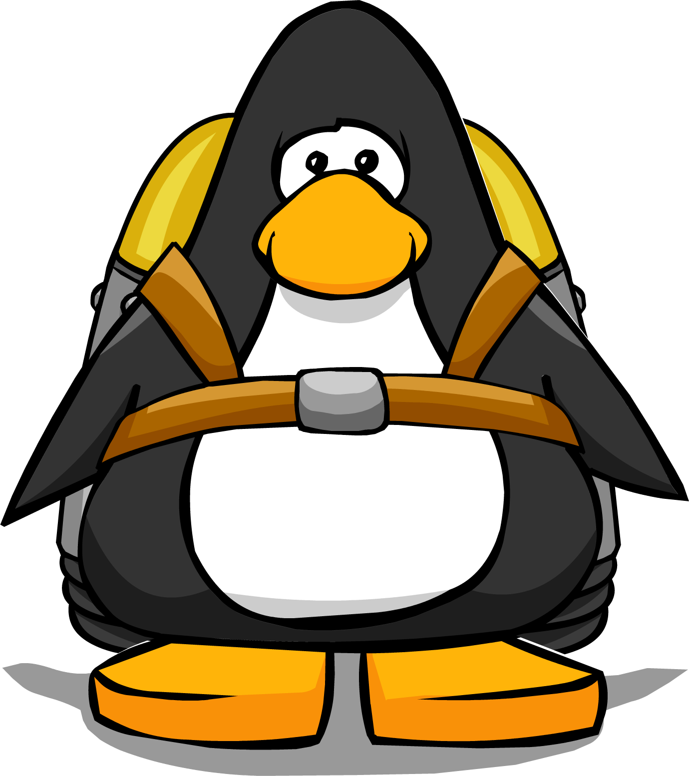 Jet Pack Item From A Player Card - Penguin With A Medal (1380x1554), Png Download