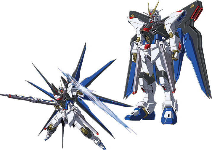 Due To The Installation Of A New Engine, Its Combat - Strike Freedom Gundam Png (719x577), Png Download