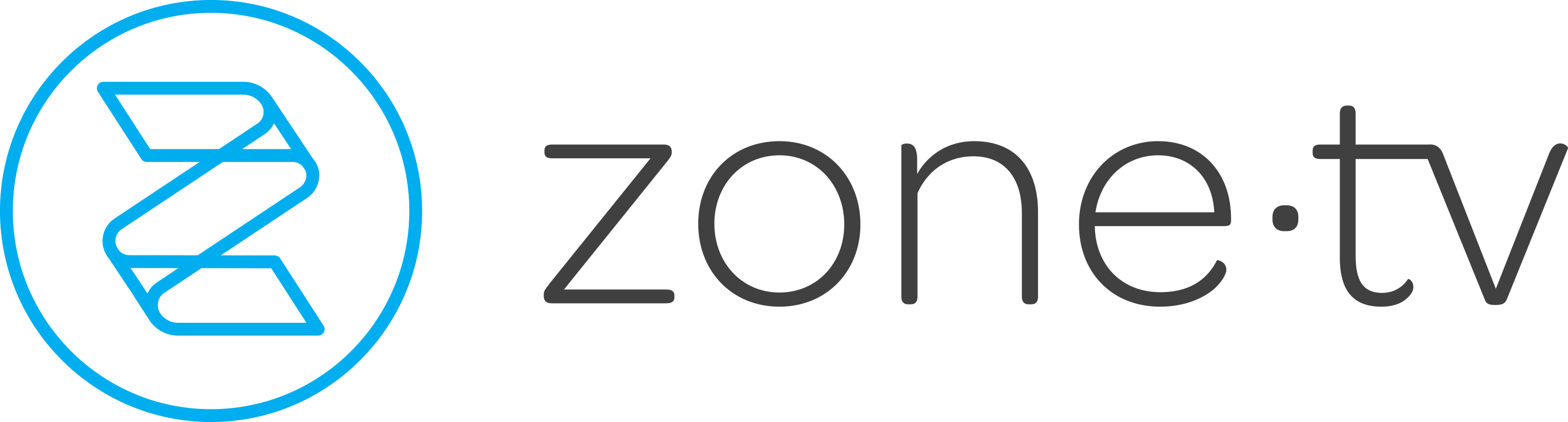 Zone - Tv - Zone Tv (3000x808), Png Download