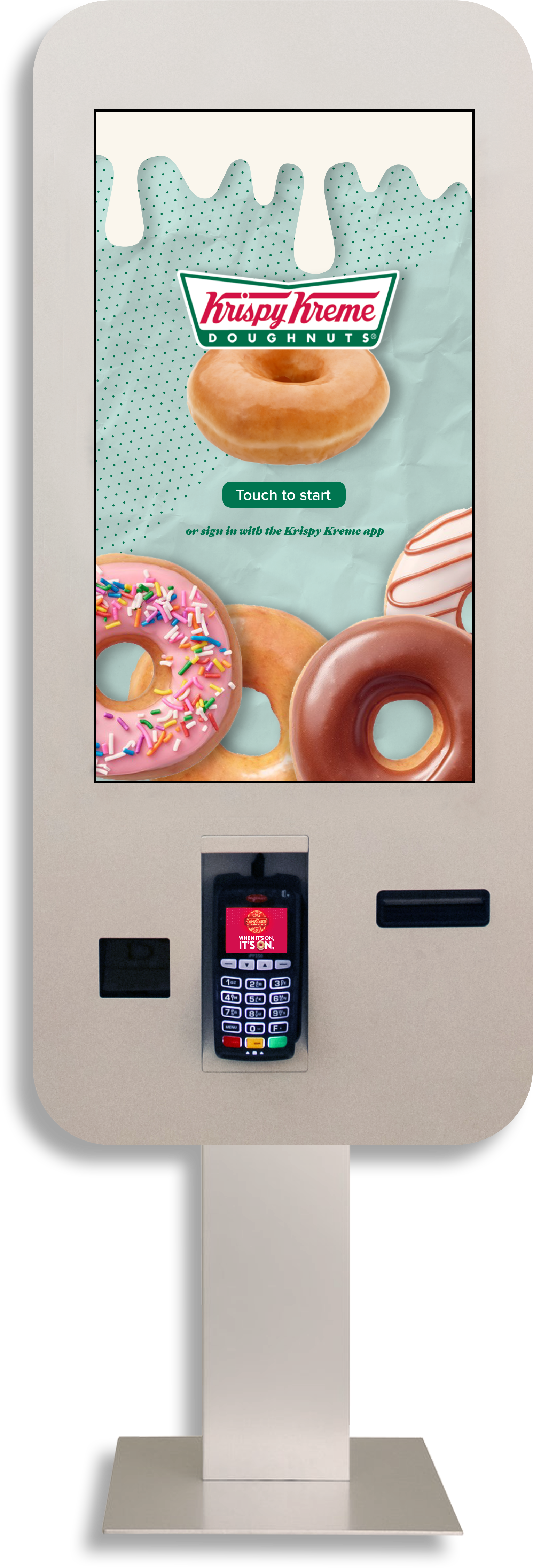 Kiosk3 Ver02-1 - Krispy Kreme Glazed Lemon Pie - 4 Oz Box (1688x4566), Png Download