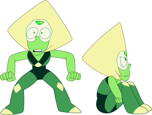 Transparent Peridot Smol Vector Black And White Stock - Zim X Peridot (600x456), Png Download