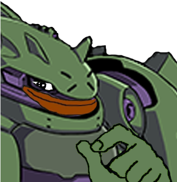 View Df , - Pepe The Frog Gundam (360x406), Png Download