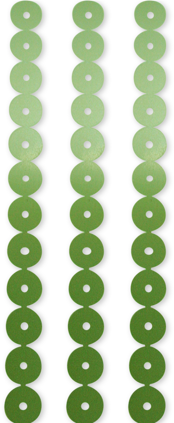 Heat Adhesive Metallic Peridot Sequins - Direct To Garment Printing (850x850), Png Download