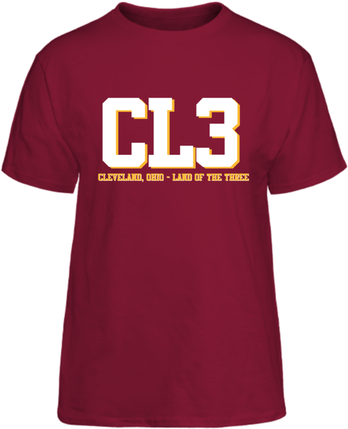 Cleveland Cavaliers Lebron James Kyrie Irving Kevin - Stanford Tee Shirts (703x1024), Png Download