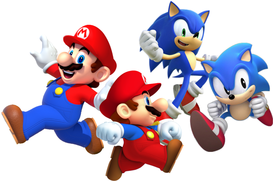 Sonic Creator Yuji Naka Wants Mario And Sonic To Have - Mario And Sonic (1024x639), Png Download