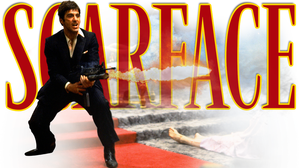 Scarface Free Movie Online - Supreme And Scarface Collab (1000x562), Png Download