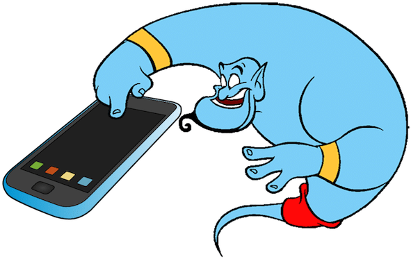 [tech Humor] Genie, Get Me A Phone - Disc Jockey (800x493), Png Download