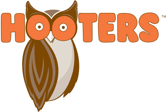Hooters Logo 2013 - Hooters Owl (565x392), Png Download