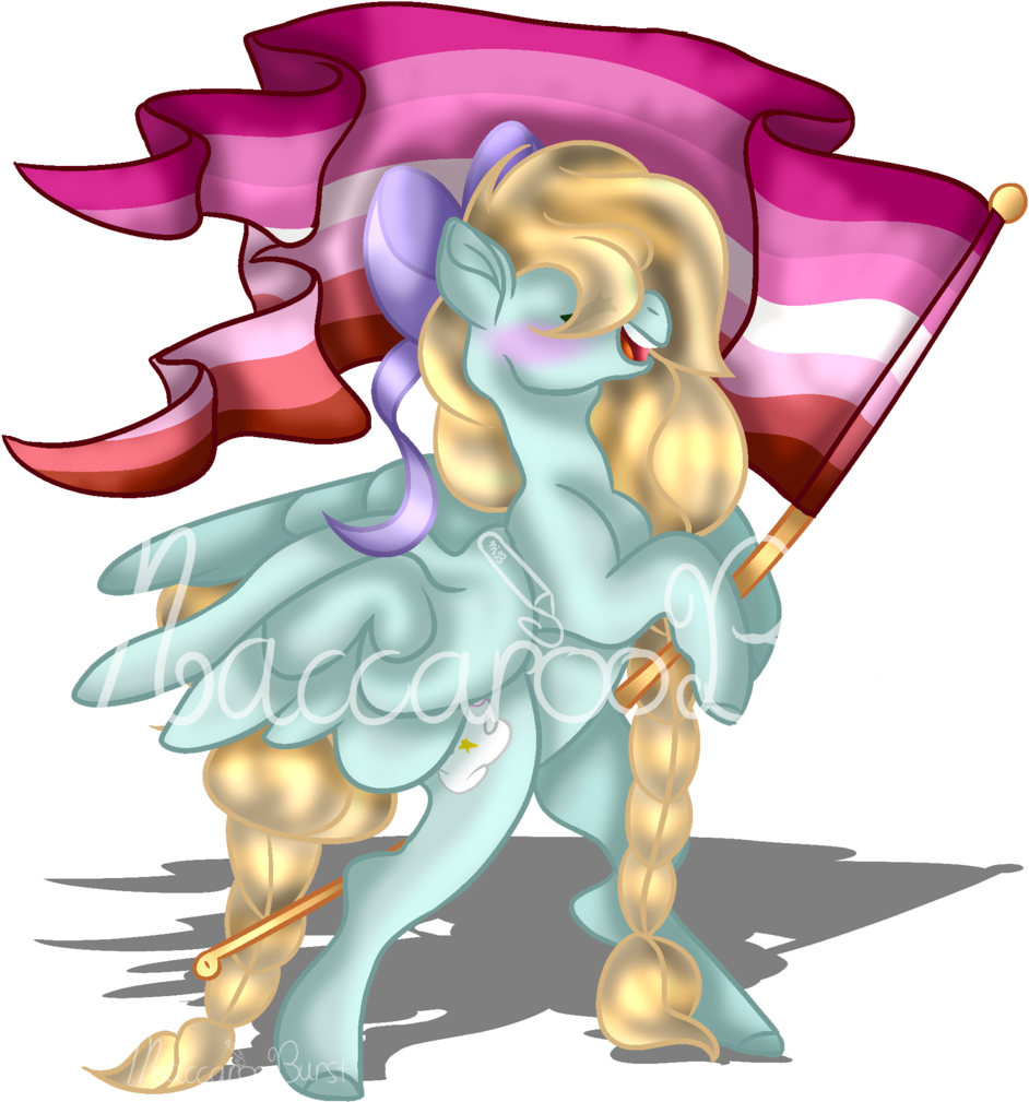 Macaroonburst, Base Used, Bow, Female, Hair Bow, Lesbian - Cartoon (956x1024), Png Download