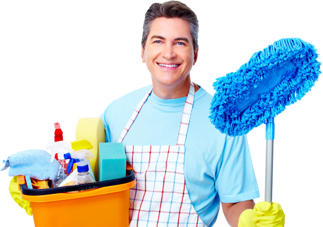 Slide01 Men - Cleaning Maid (642x452), Png Download