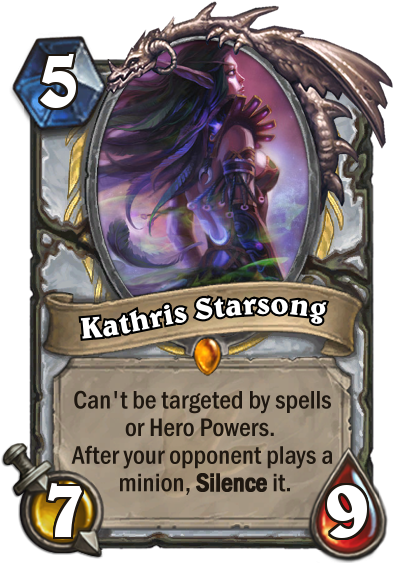 Custom Hearthstone Cards Gallery - Hearthstone Lady In White (400x569), Png Download