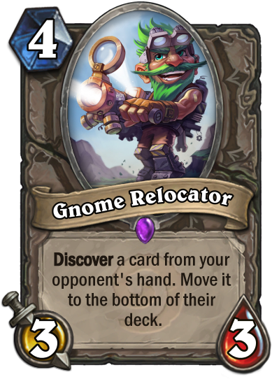 First Attempt At A Custom Hearthstone Card, An Anti-combo - Hearthstone C Thun Png (400x543), Png Download