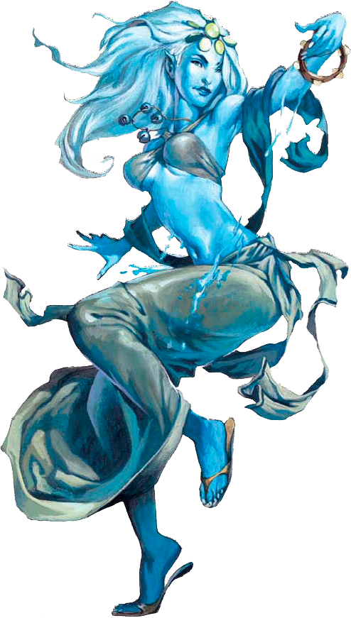 Genie - Marid - 01 - A - Pathfinder Adventure Path: Legacy Of Fire: The Impossible (494x871), Png Download