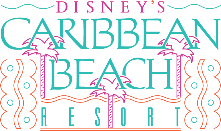 Disney Caribbean Beach Resort Logo (720x425), Png Download