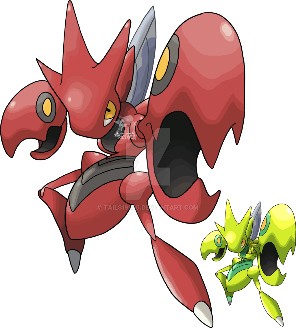 Scizor By Tails19950 - Scizor (1024x1134), Png Download