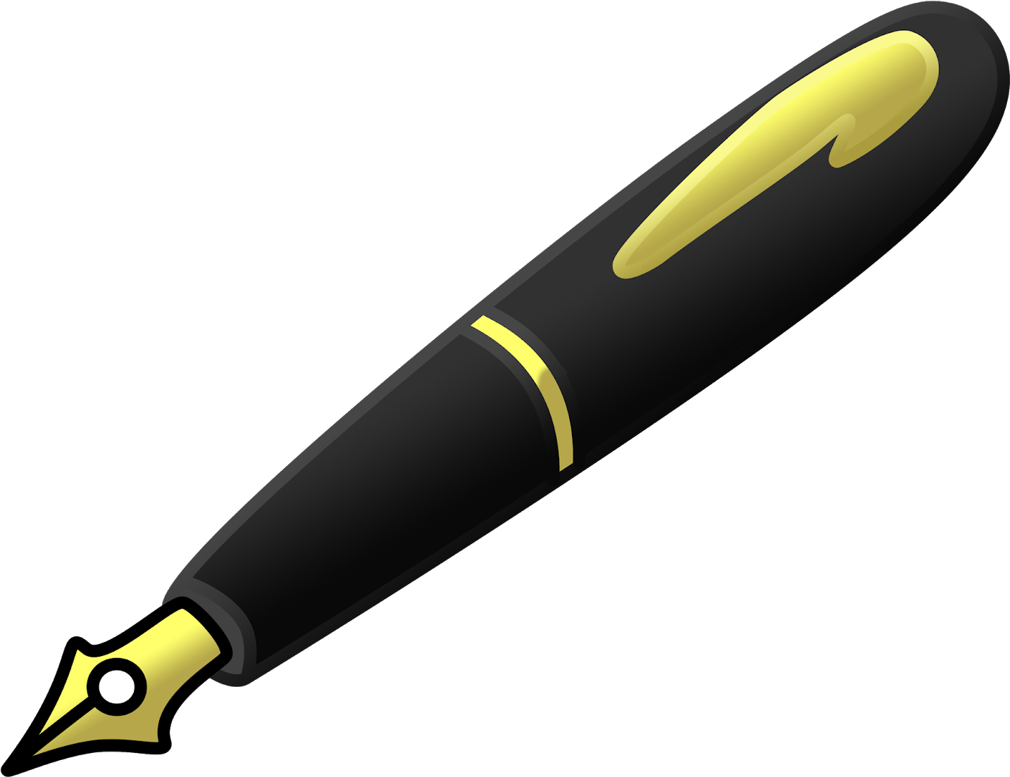 Pluma Para Escribir Descarga Este Recurso Gratis Y - Pluma Para Escribir Png (1600x1237), Png Download