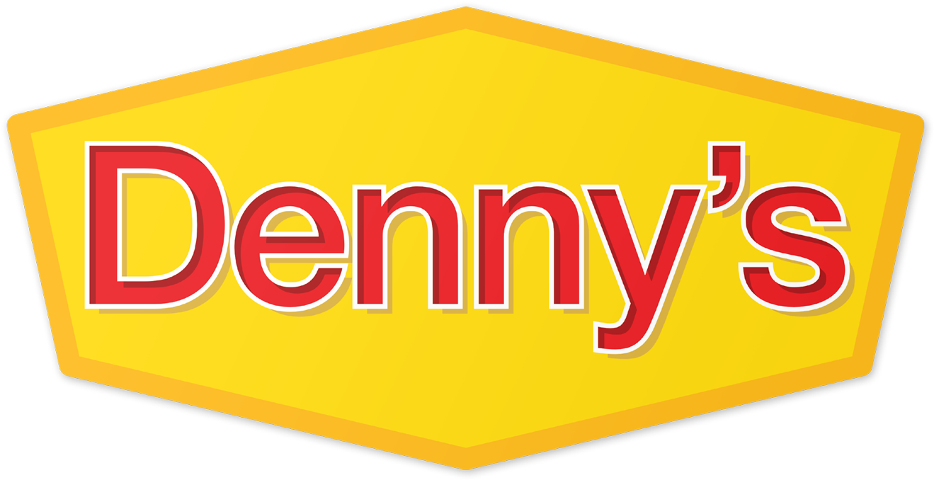 Denny's Logo In Helvetica - Denny Logo (1500x926), Png Download