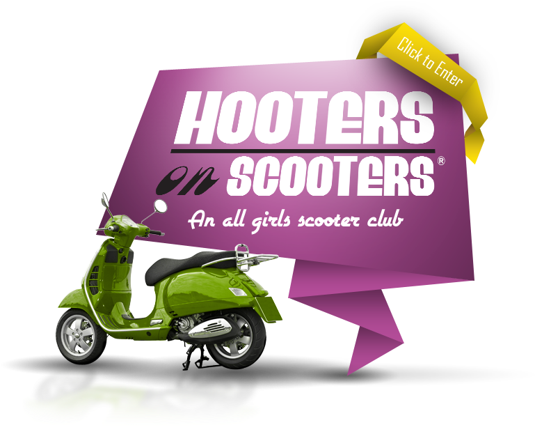 Copyright Hooters On Scooters® - Scooter (871x719), Png Download