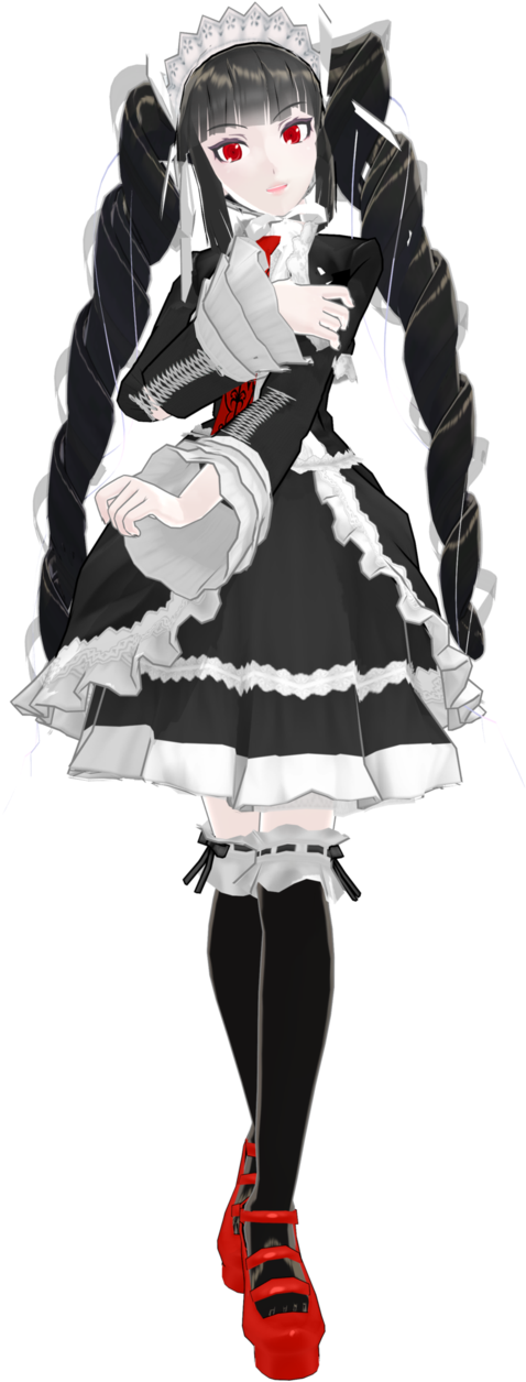Celestia Ludenburg - Celestia Ludenberg Model Danganronpa (632x1264), Png Download