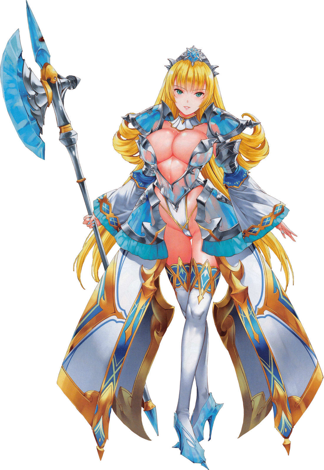 Queen's Blade Grimoire Cinderella - Queen S Blade Grimoire (1100x1593), Png Download