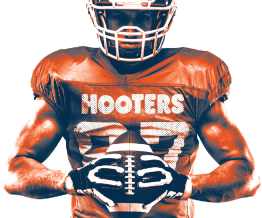 Do You Like Wings And Would Love Them For A Year - Hooters (522x435), Png Download