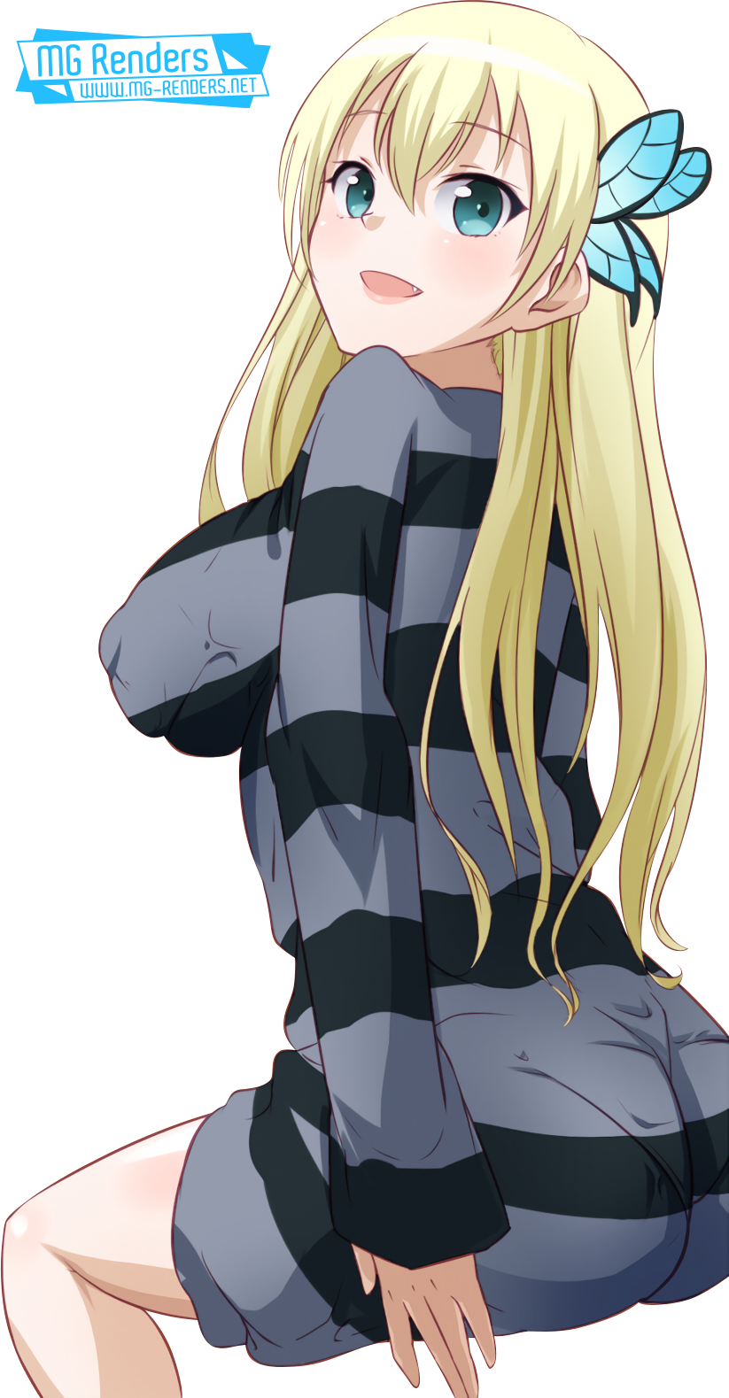 Anime Sexy, Longer Hair, Hair Png, Long Hair Styles, - Boku Wa Tomodachi Ga Sukunai Render (823x1579), Png Download