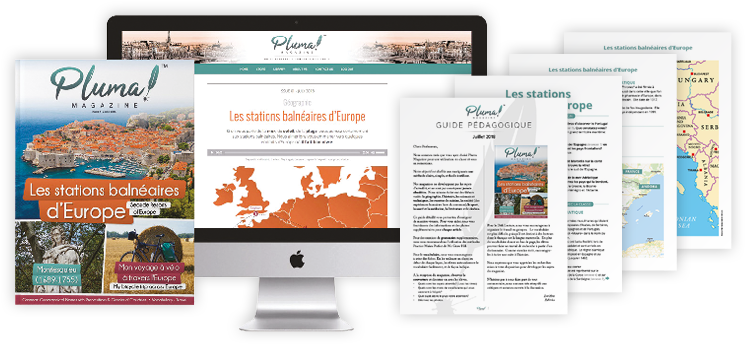 Pluma For Teachers - Map (756x356), Png Download