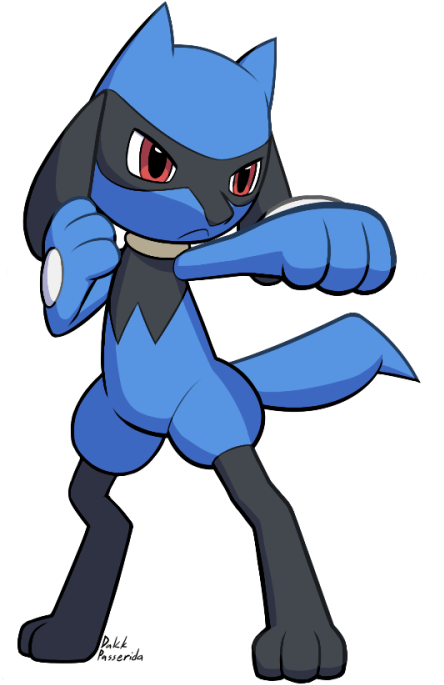 Pokeddex Day - Riolu (500x750), Png Download