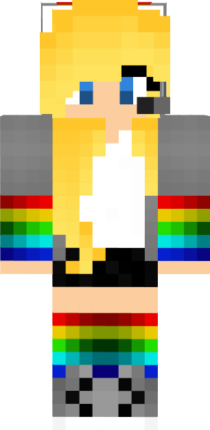 I Would Toally Use This Skin If I Could - Minecraft Skin Pig Girl Nova (306x626), Png Download