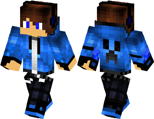 Blue Hair Girl Minecraft Skins Free - wide 1