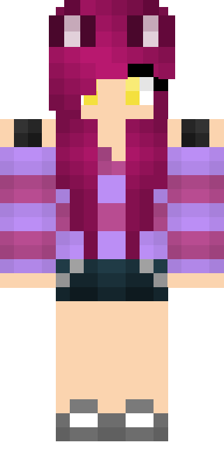 Chesire Cat • Utk - Utk Io Minecraft Skin (321x651), Png Download