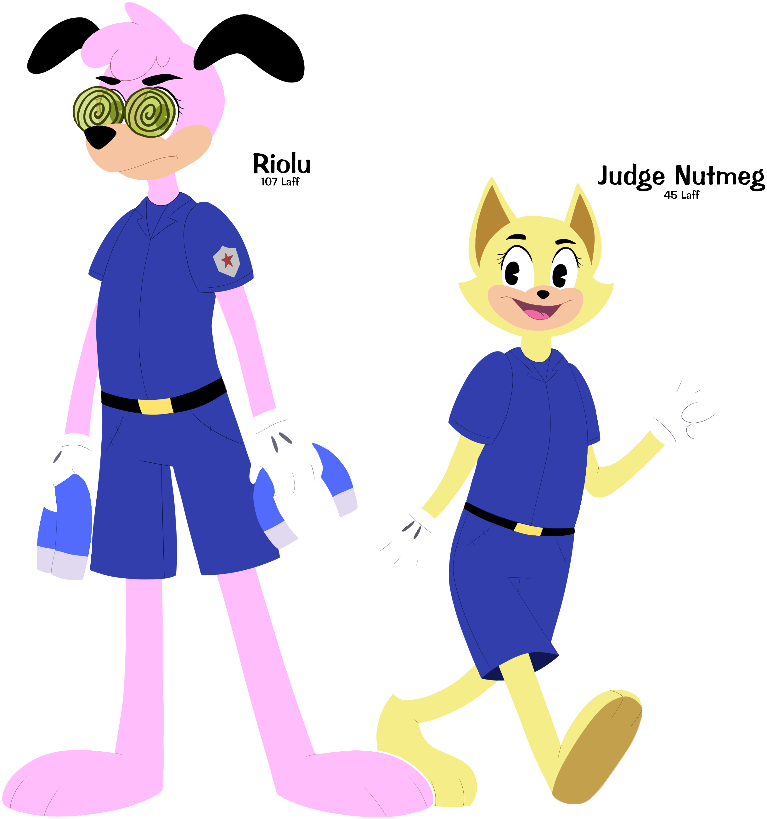 Did A Drawing Of Toontown Police Department Toons Png - Drawing (3000x3000), Png Download