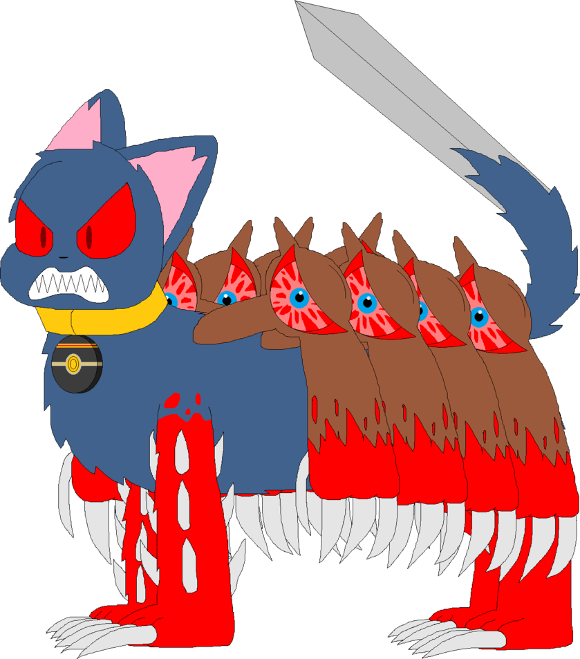 Riolu Doom Rage Form - Bluecatriolu Doom (839x953), Png Download