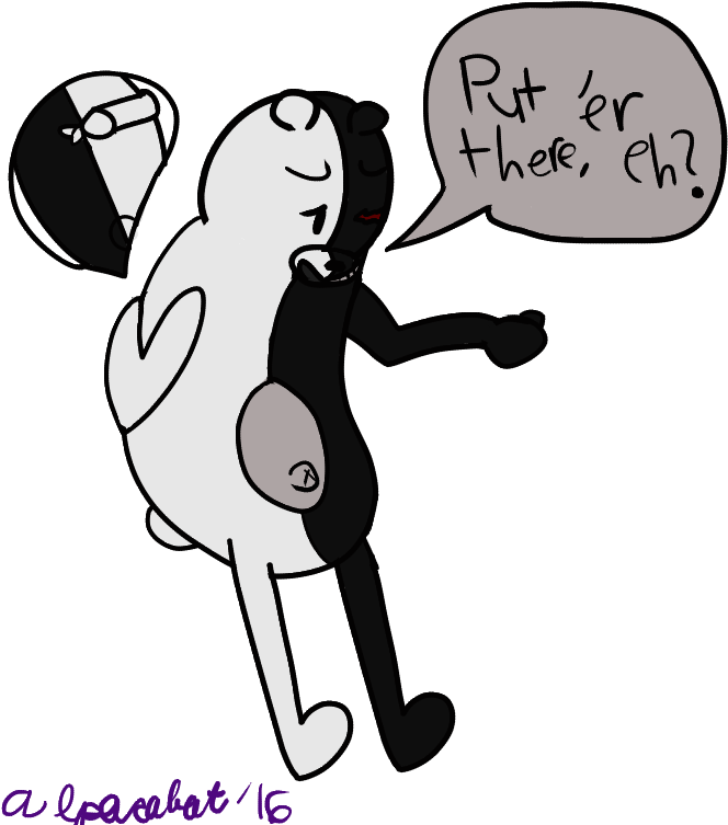 A Trustworthy Bear - Cartoon (686x864), Png Download