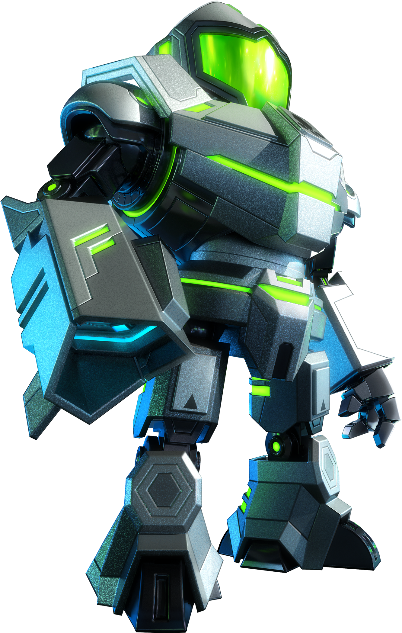 7 Minutes Of Metroid Prime Federation Force Gameplay - Metroid Prime Federation Force Artwork (2500x2500), Png Download